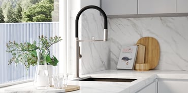 grifo de cocina negro